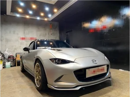 마쯔다 MX-5 소프트탑, 유광블랙 순정도장에서 3M 사틴화이트 알루미늄 전체랩핑! (Mazda MX-5 miata) 일산성석동 랩핑은 제이엔제이컴퍼니에서! / 고양시 성석동