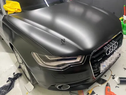 아우디 A6 C7 3.0TDI 에이버리 사틴블랙 전체랩핑 시공, 파주 운정 수입자동차 랩핑잘하는 곳! 사고수리까지 완벽하게 가능한 제이엔제이컴퍼니 / 고양시 성석동