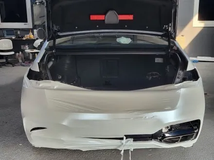 BMW G11 G12 G바디 전기형7시리즈 후기형 신형개조 컨버전 이후, 사틴화이트 전체랩핑 시공! 수도권 경기도 일산 수입차 수리&튜닝&랩핑전문 제이엔제이! / 고양시 성석동