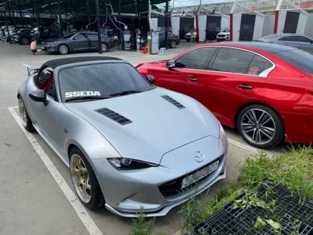 마쯔다 MX-5 소프트탑, 유광블랙 순정도장에서 3M 사틴화이트 알루미늄 전체랩핑! (Mazda MX-5 miata) 일산성석동 랩핑은 제이엔제이컴퍼니에서! / 고양시 성석동