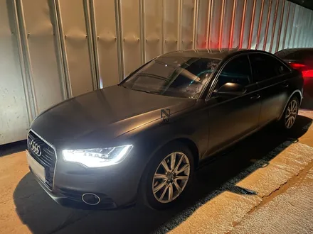 아우디 A6 C7 3.0TDI 에이버리 사틴블랙 전체랩핑 시공, 파주 운정 수입자동차 랩핑잘하는 곳! 사고수리까지 완벽하게 가능한 제이엔제이컴퍼니 / 고양시 성석동