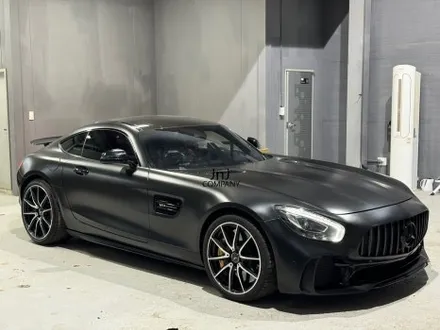경기도 고양시 일산 수입자동차전문 튜닝샵 제이엔제이 메르세데스 벤츠 AMG GT S 스포츠카 기존 실버랩핑 제거 후 전체랩핑 재시공! 프론트범퍼 보수도장까지! 수리와 랩핑을 한번에 / 고양시 성석동