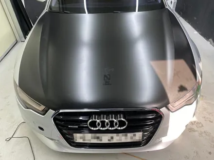 아우디 A6 C7 3.0TDI 에이버리 사틴블랙 전체랩핑 시공, 파주 운정 수입자동차 랩핑잘하는 곳! 사고수리까지 완벽하게 가능한 제이엔제이컴퍼니 / 고양시 성석동
