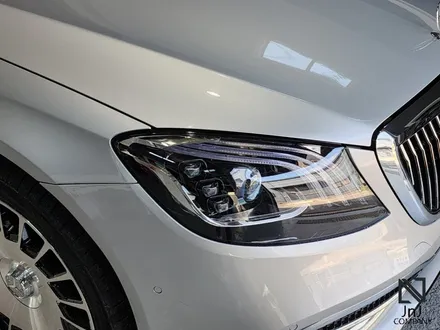 메르세데스 벤츠 전기형 W222 S-Class 350d, 후기형 마이바흐 신형개조 컨버전 이후 전체랩핑시공! 마이바흐상징 듀오(투)톤&코치라인까지! 랩핑은 경기도 일산 제이엔제이 / 고양시 성석동