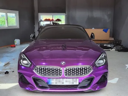 BMW G바디 Z4 20i, 퍼플크롬 전체랩핑차량, 다시 순정도장으로! 차량판매로인한 전체랩핑 제거! 자동차랩핑 시공 및 제거도 역시 경기도 파주 제이엔제이컴퍼니! / 고양시 성석동