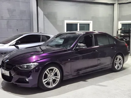 BMW F바디 3시리즈 (F30 330i MSP), 기존 전체랩핑 제거 후, 제이엔제이필름 고광택 미드나잇 퍼플필름 전체랩핑 시공! (일산랩핑, 파주랩핑, 김포랩핑) / 고양시 성석동