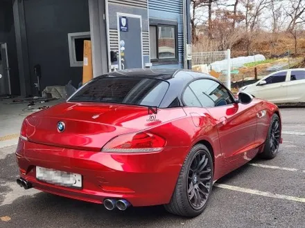 BMW E89 z4 35i, 기존 3M필름 유광화이트골드스파클 전체랩핑 제거 후, 제이엔제이 고광택 미드나잇 체리 전체랩핑 재시공! 경기도 고양시 일산 수입차 튜닝전문 제이엔제이! / 고양시 성석동
