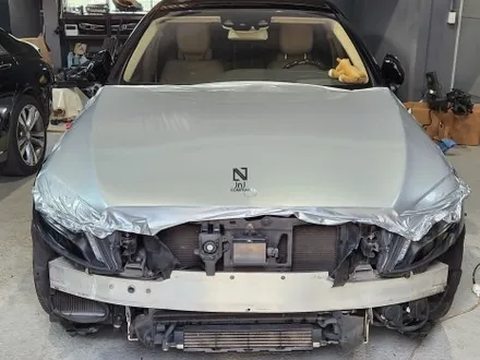 W222 S클래스 S600 MayBach,마이바흐 듀오톤 투톤랩핑을 위해 입고! 검정색상 바디에 에이버리 유광실버 투톤랩핑, 수입자동차 랩핑은 역시 경기도 일산 제이엔제이! / 고양시 성석동