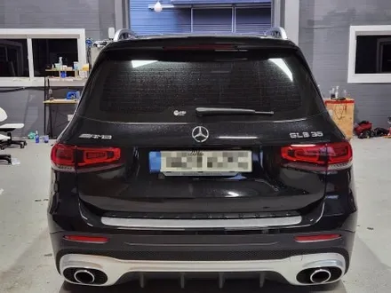 메르세데스 벤츠 GLB35 AMG, 블랙도장에서 제이엔제이필름 사틴화이트 전체랩핑시공! 경기도 김포 풍무동 자동차랩핑 수입자동차 사고수리 및 신형개조 전문은 역시 제이엔제이! / 고양시 성석동
