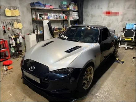 마쯔다 MX-5 소프트탑, 유광블랙 순정도장에서 3M 사틴화이트 알루미늄 전체랩핑! (Mazda MX-5 miata) 일산성석동 랩핑은 제이엔제이컴퍼니에서! / 고양시 성석동