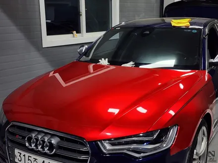 일산 대화동 아우디S6 4.0TFSI V8(A6 C7), JNJFILM 캔디레드 전체랩핑 시공기, 수입자동차 랩핑&신형개조 전문 제이엔제이컴퍼니! / 고양시 성석동