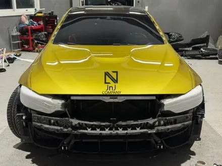 BMW F82 M4쿠페 오스틴옐로우,고광택 PET필름 라이트그레이(포르쉐 공구리)전체랩핑 시공! 국산 수입차 슈퍼카 자동차랩핑은 역시 경기도 일산 제이엔제이! [덕양구/파주/운정] / 고양시 성석동