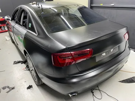 아우디 A6 C7 3.0TDI 에이버리 사틴블랙 전체랩핑 시공, 파주 운정 수입자동차 랩핑잘하는 곳! 사고수리까지 완벽하게 가능한 제이엔제이컴퍼니 / 고양시 성석동