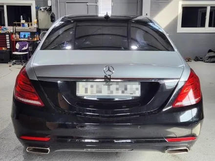 W222 S클래스 S600 MayBach,마이바흐 듀오톤 투톤랩핑을 위해 입고! 검정색상 바디에 에이버리 유광실버 투톤랩핑, 수입자동차 랩핑은 역시 경기도 일산 제이엔제이! / 고양시 성석동
