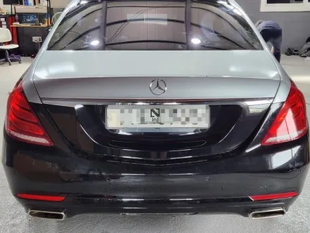 W222 S클래스 S600 MayBach,마이바흐 듀오톤 투톤랩핑을 위해 입고! 검정색상 바디에 에이버리 유광실버 투톤랩핑, 수입자동차 랩핑은 역시 경기도 일산 제이엔제이! / 고양시 성석동