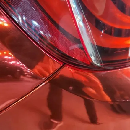 BMW F10 528i 순정 지중해블루 도장에서, 화려한 레드 크롬 전체랩핑! 이 모든것은 파주운정 제이엔제이컴퍼니에서! [서울랩핑,일산랩핑,김포랩핑,인천랩핑] / 고양시 성석동