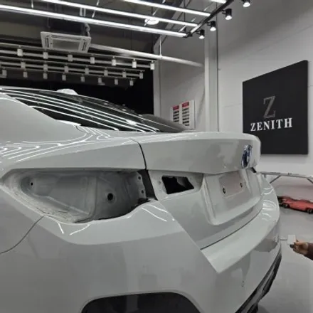 BMW i4 사틴블랙 전체랩핑시공 / 충남 천안