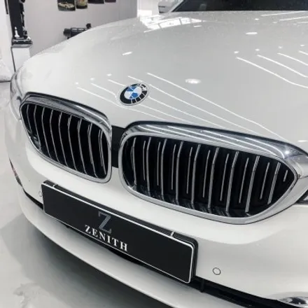 BMW 5시리즈 크롬죽이기,루프스킨 시공 / 충남 천안