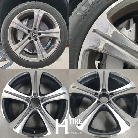 정왕휠복원 휠수리 벤츠 W213 E클래스 아방가르드 휠
