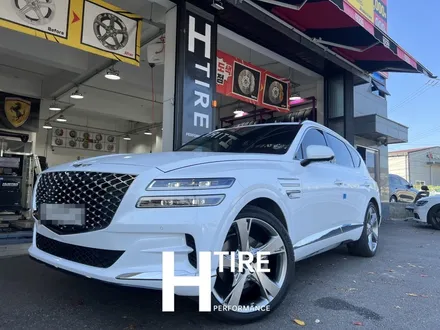 제네시스 GV80 순정 22인치 휠 복원 H타이어