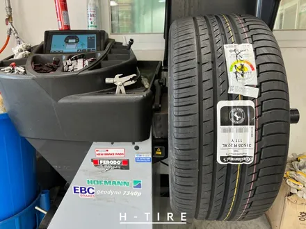 부천휠복원 BMW X7 블랙폴리쉬  콘티넨탈 PC6 315 35 22 타이어교환