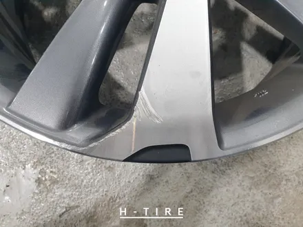 렉서스 NX350H 건메탈폴리쉬 오이도 대부도 휠복원 수리 도색 타이어테크은계점