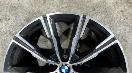 시흥휠도색 BMW G05 X5 순정 20인치 유광블랙 타이어트랙