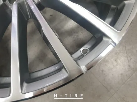 BMW 순정휠복원 7시리즈 건메탈폴리쉬 휠 타이어테크은계점