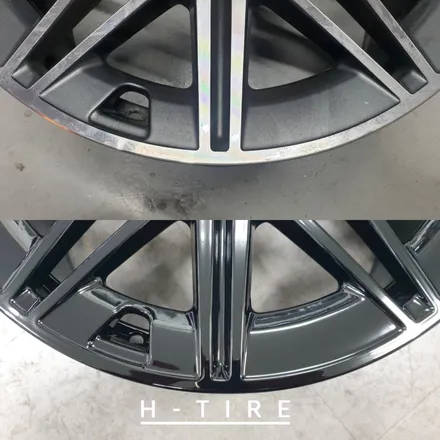 벤츠 GT43 AMG 유광블랙 인천휠도색 휠수리 휠복원