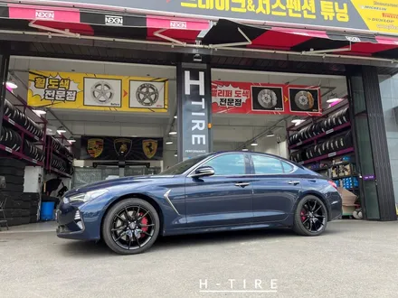 제네시스 휠수리복원 G70 순정 19인치 유광블랙 커스텀