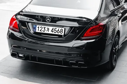 벤츠 C300 가변배기시스템 C63AMG 스타일 리어 디퓨져 / 경기 고양 일산서구