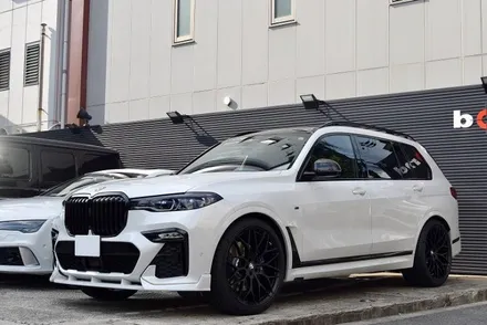 BMW X7 휠타이어 장착 프론트립 장착 23인치 휠타이어 x7휠 / 경기 고양 일산서구