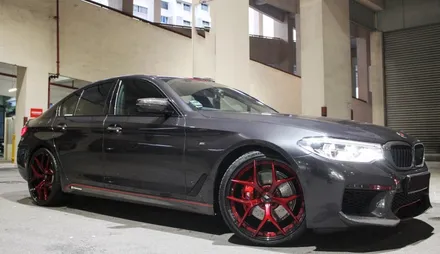 BMW G30 21인치 휠타이어 장착 BMW G30 530i / 경기 고양 일산서구