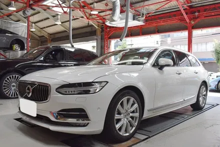볼보 V90 휠 타이어 브레이크 패드 다운스프링 장착 / 경기 고양 일산서구