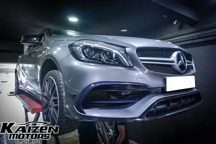 벤츠 A45AMG 아미트릭스 가변배기시스템 장착 / 경기 고양 일산서구