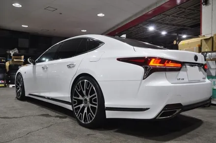 렉서스 LS500 휠 22인치 만소리 V6 휠타이어 장착 후기 / 경기 고양 일산서구