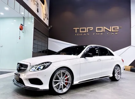 벤츠 E300 20인치 휠타이어 장착 브렘이크 브렘보 시스템 장착 / 경기 고양 일산서구