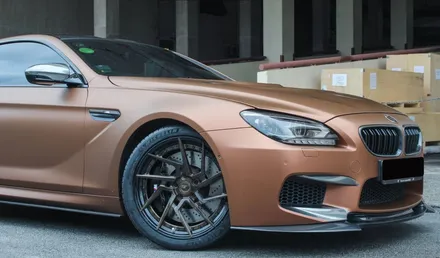 BMW M6 20인치휠타이어 가변배기시스템 트렁크 스포일러 윙 카본패키지 / 경기 고양 일산서구