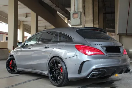 벤츠 CLA45AMG 19인치 휠타이어 장착 가변배기시스템 / 경기 고양 일산서구