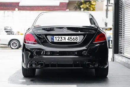 벤츠 C300 가변배기시스템 C63AMG 스타일 리어 디퓨져 / 경기 고양 일산서구