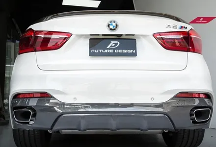 BMW X6M F16 F86 X6 프론트립 카본 디퓨져 카본 머플러 사이드미러 사이드스텝 / 경기 고양 일산서구