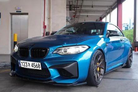 BMW F87 M2 19인치 휠타이어 일체형 서스펜션 가변배기시스템 / 경기 고양 일산서구