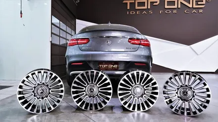 벤츠 GLE43 AMG 21인치 휠타이어 장착 브레이크 6P 리어 확장킷 장착 / 경기 고양 일산서구