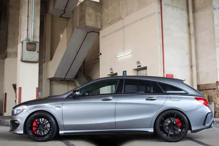 벤츠 CLA45AMG 19인치 휠타이어 장착 가변배기시스템 / 경기 고양 일산서구