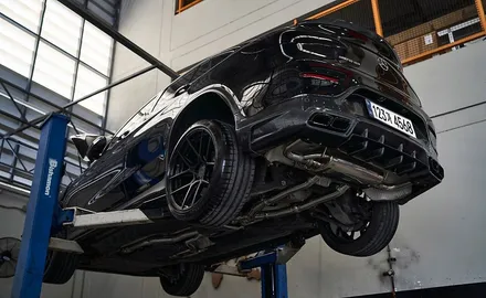 벤츠 GLC43 AMG 휠타이어 21인치 가변배기시스템 카본 에어로파츠 / 경기 고양 일산서구