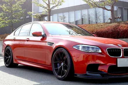 BMW M5 휠타이어 20인치 장착 KW 일체형서스펜션 장착 / 경기 고양 일산서구