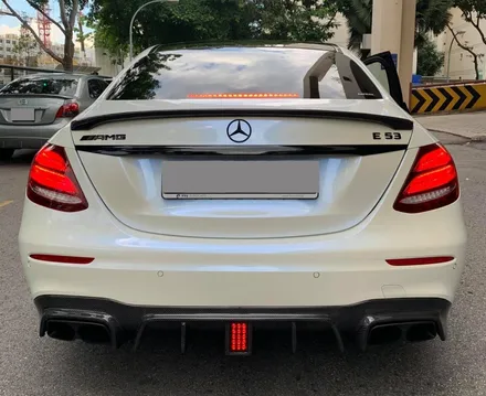 벤츠 E53 AMG 스톤 가변배기시스템 리어 디퓨져 카본 디퓨져  가변배기시스템 장착 / 경기 고양 일산서구