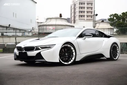 BMW I8 21인치 휠타이어 BC휠 BC레이싱 일체형 서스펜션 / 경기 고양 일산서구