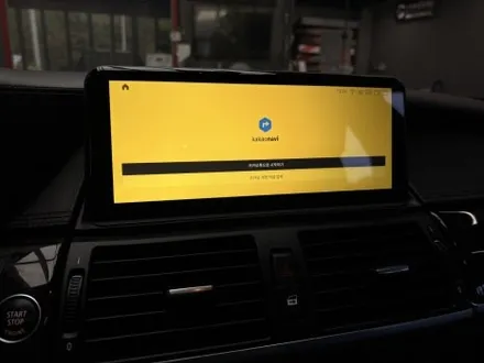 진주 BMW X6 (E71) 안드로이드 올인원 10.25인치 내비게이션 장착 후기 / 진주, 창원