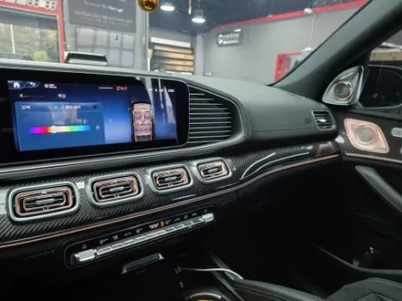 진주 레트로핏 벤츠gle 53amg 실내 송풍구.부메스터.미드커버 엠비언트 실내 구경하기 / 진주, 창원